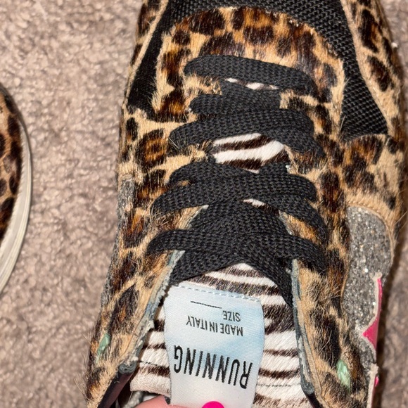 Golden Goose Leopard and Black Sneakers - Picture 6 of 11